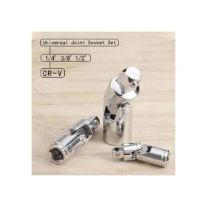 Juego de 3 zócalos universales de acero cromado vanadio_6