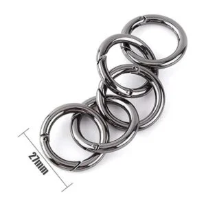 Onwon 20 piezas mosquetones anillos aleación de zinc_2