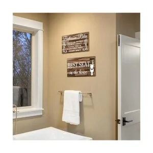 2 piezas divertidas de decoración de pared de baño_5
