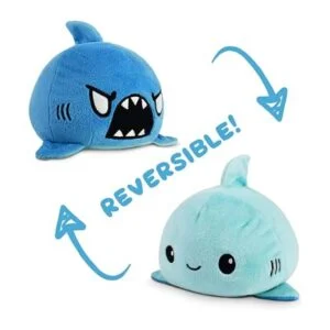 TeeTurtle Peluche reversible original diseño de tiburón_2