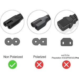Cable de alimentación de 2 clavijas para impresora Canon_2