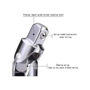 Juego de 3 zócalos universales de acero cromado vanadio_3