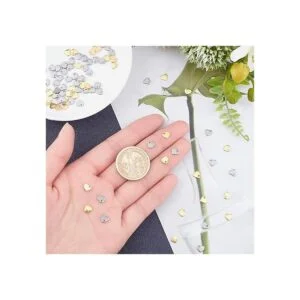 UNICRAFTALE 60 dijes redondos de rombo y planos de acero_2