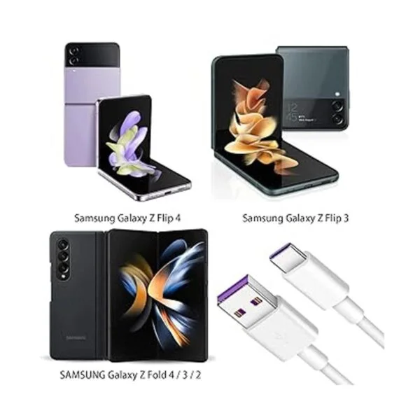 Cable de carga USB C de repuesto para Samsung Galaxy Z_3