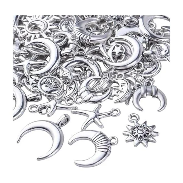 BronaGrand Colgantes de plata antigua de 3.53 oz con_4