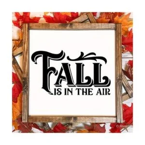 PARBEE Juego de 10 plantillas rústicas de otoño para_4