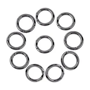 Onwon 20 piezas mosquetones anillos aleación de zinc_1