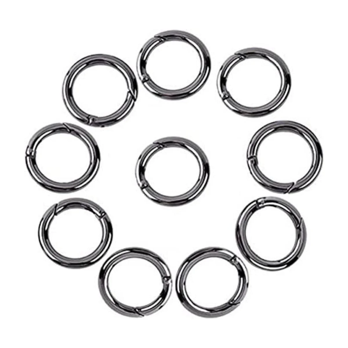 Onwon 20 piezas mosquetones anillos aleación de zinc_1