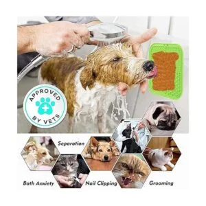 XIGOU Paquete de 2 alfombrillas grandes para lamer para_7