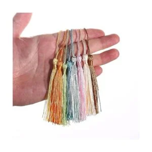 144 borlas de marcapáginas para manualidades llavero de_5