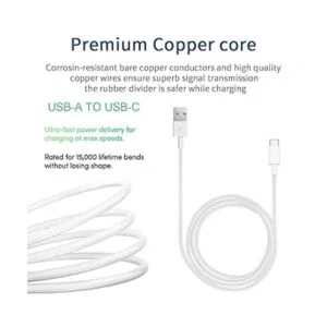 Cable de carga USB C de repuesto para Samsung Galaxy Z_4