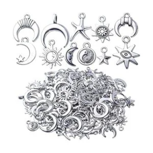 BronaGrand Colgantes de plata antigua de 3.53 oz con_1