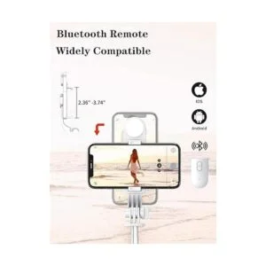 Trípode de palo selfie con control remoto inalámbrico_4