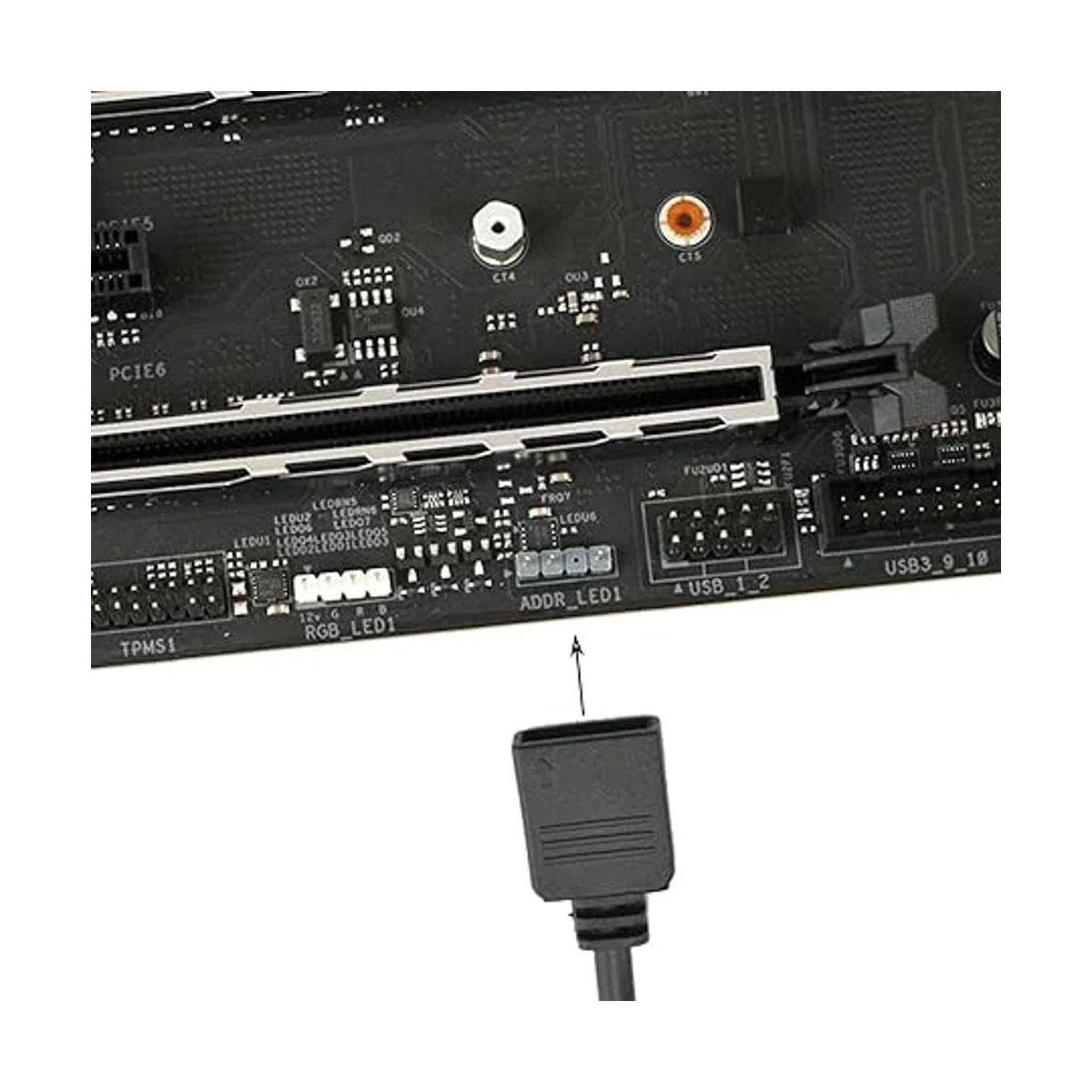 SJZBIN 3pcs Micro Conector Direccionable RGB Cable de_5