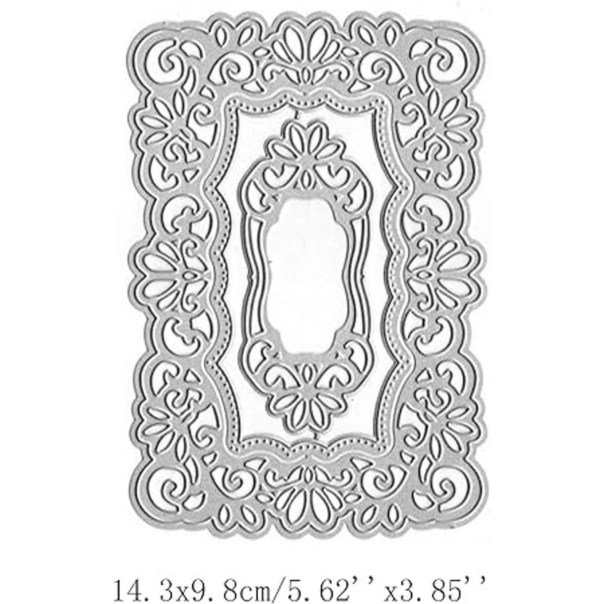 Marco de encaje de metal troqueles de encaje borde de_2