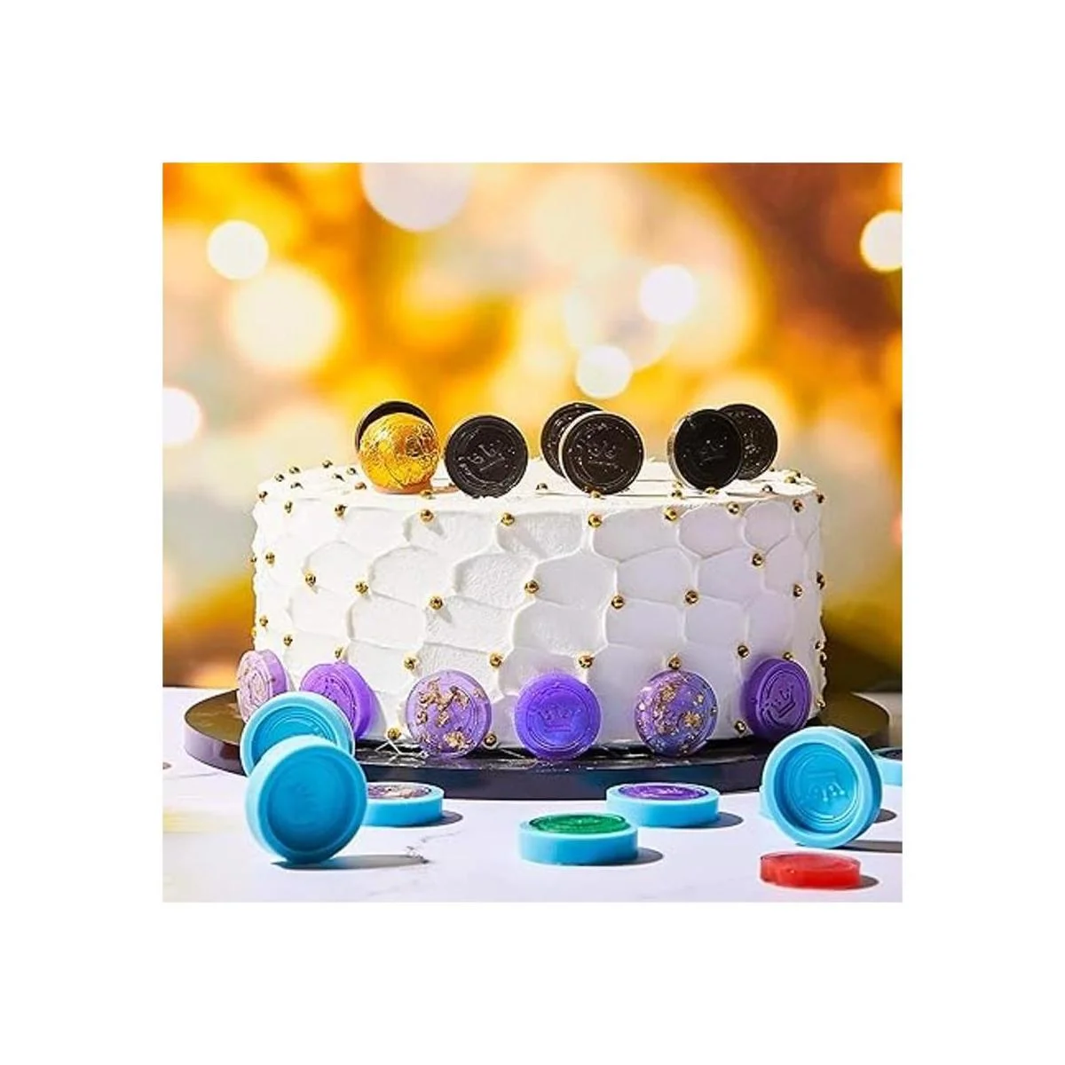 24 piezas Checker Resina Moldes de Silicona Damas Epoxy_6