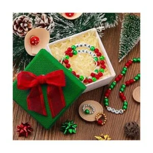 Juego de 1300 cuentas de joyería temáticas de Navidad_5