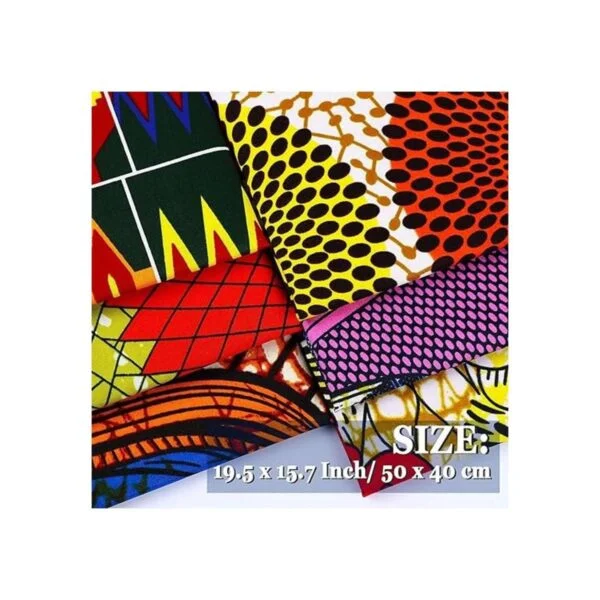 Boao Tela africana Fat Quarters Ankara Tela acolchada de_4