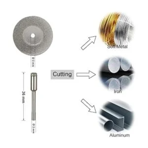 Yakamoz Juego de 10 ruedas de corte de diamante con_4