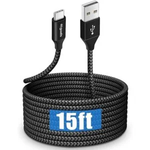 etguuds Cable USB C largo de 15 pies cable USB 2.0 a USB_1