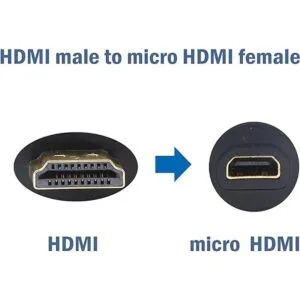 PNGKNYOCN Adaptador Micro HDMI Extensor HDMI Tipo A Macho_2