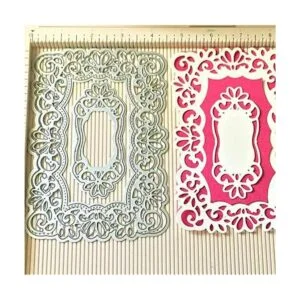 Marco de encaje de metal troqueles de encaje borde de_3