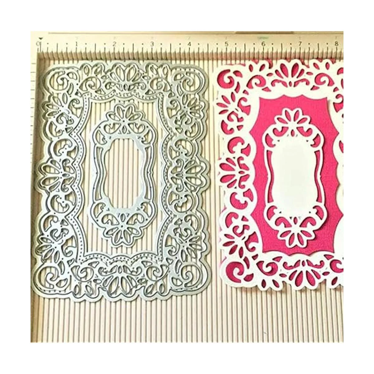 Marco de encaje de metal troqueles de encaje borde de_3