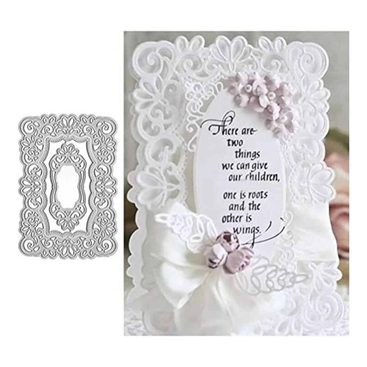 Marco de encaje de metal troqueles de encaje borde de_1