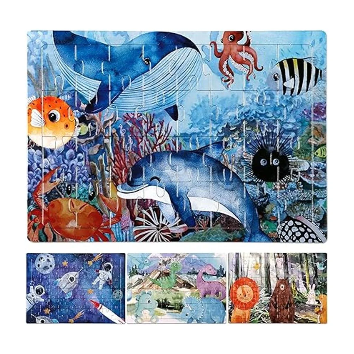 Rompecabezas 4 en 1 para niños de 3 a 8 años rompecabezas_2