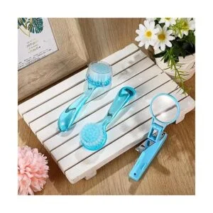 2 piezas de cepillo de baño de erizo con cortaúñas de uñas_4