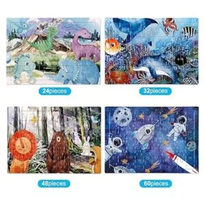 Rompecabezas 4 en 1 para niños de 3 a 8 años rompecabezas_4