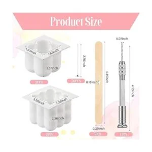 4 moldes de silicona 3D para velas de soja molde de vela_2