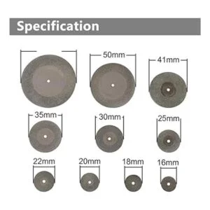 Yakamoz Juego de 10 ruedas de corte de diamante con_3