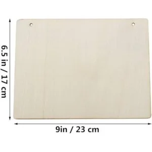 Paquete de 3 letreros de madera en blanco para_2