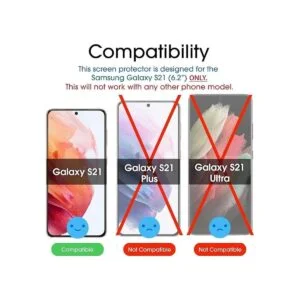 Paquete de 2 protectores de pantalla amFilm para Samsung_2