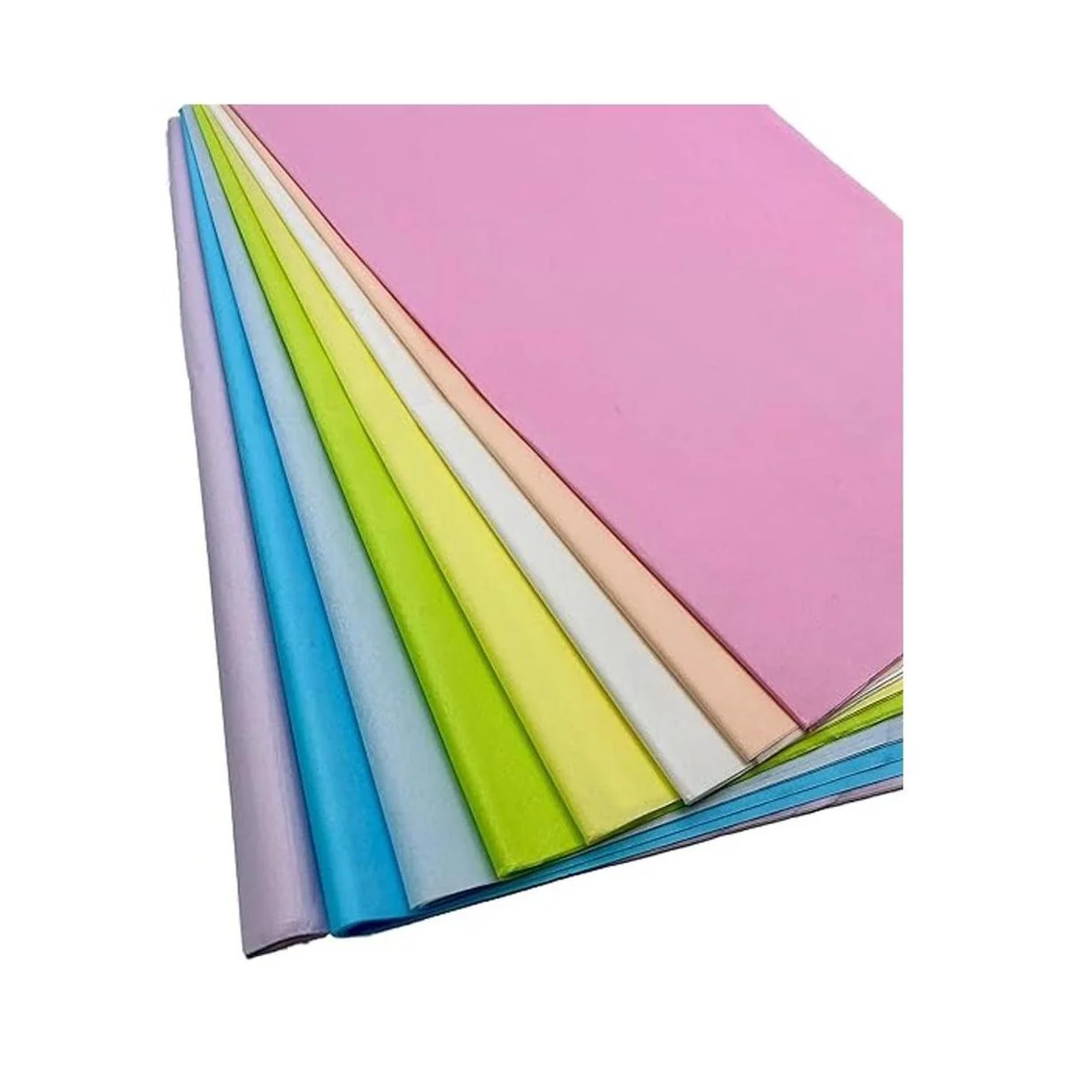 Papel de seda arcoíris pastel para envolver regalos_4