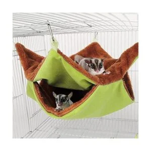 Hamaca con jaula para mascotas hamaca colgante en litera_3