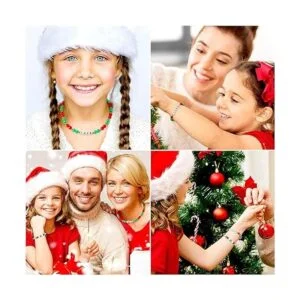 Juego de 1300 cuentas de joyería temáticas de Navidad_7