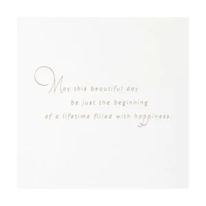 Hallmark Tarjeta de boda exclusiva solo el principio_3