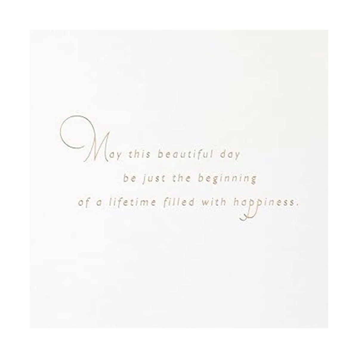 Hallmark Tarjeta de boda exclusiva solo el principio_3