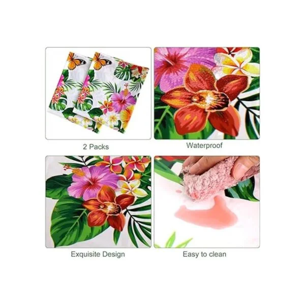 2 piezas de 51.2 x 86.6 pulgadas de hibisco hawaiano_3