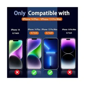 Ferilinso Compatible con iPhone 14 Plus iPhone 13 Pro Max_2