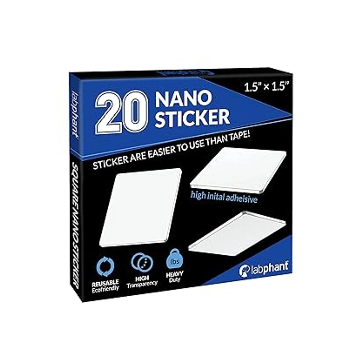 Nano Tape Sticker 20 piezas Cinta de gel cuadrada de_7
