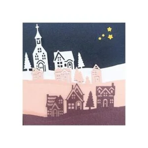 Hying Juego de troqueles de corte de casa de pueblo de_2