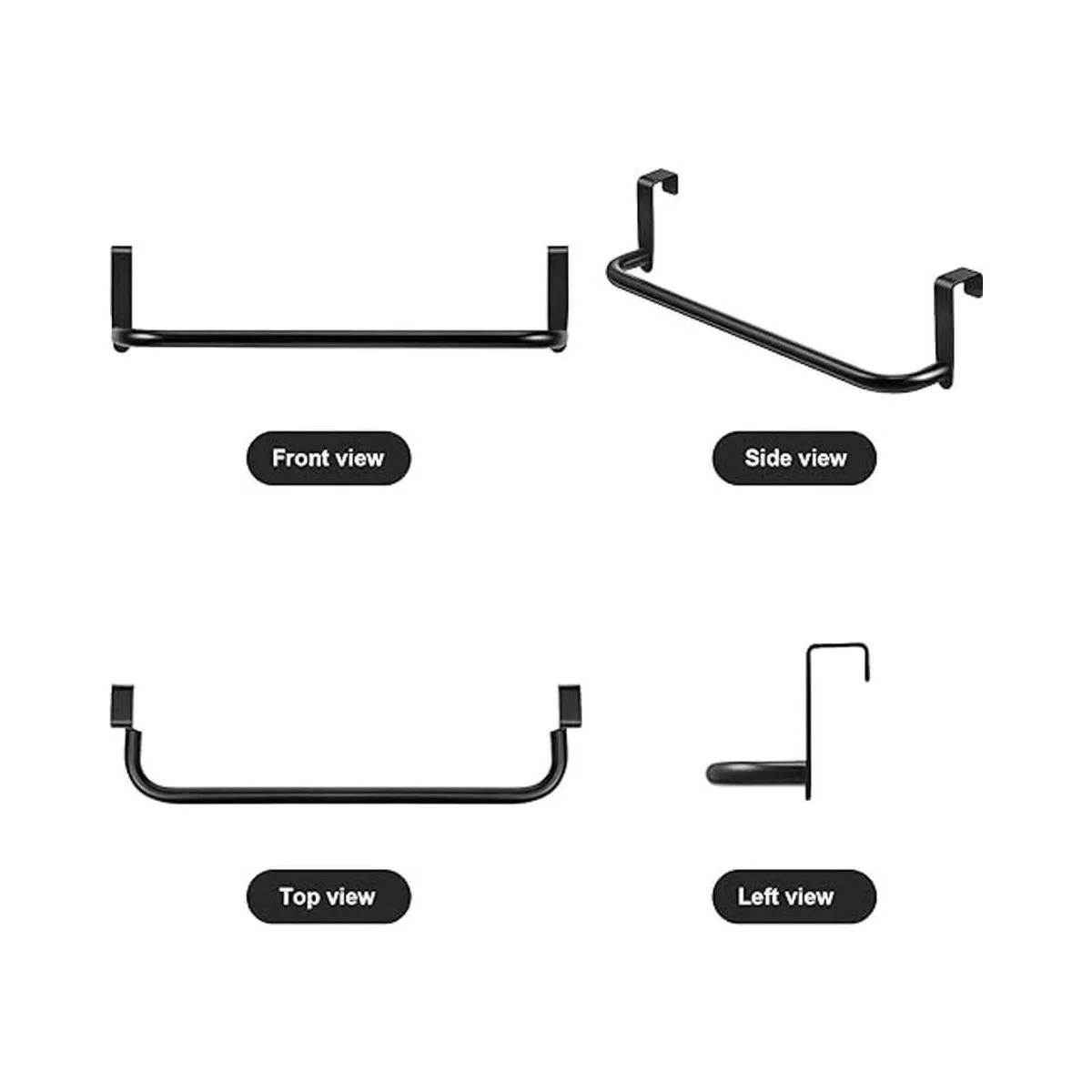 Toallero de metal para gabinete de cocina toallero de_3