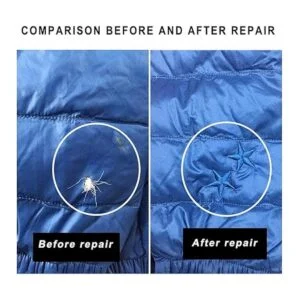 15 parches de reparación de nailon autoadhesivos e_4