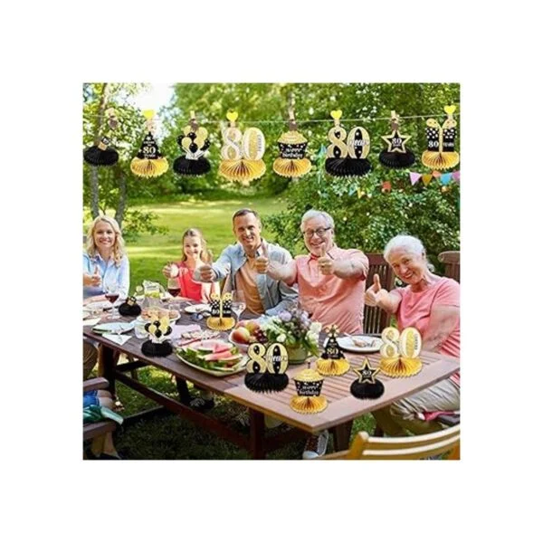 Outus Juego de 8 piezas de decoración de cumpleaños_7