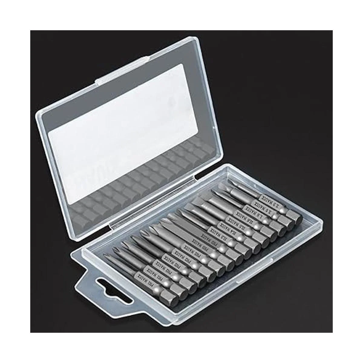 Juego de 15 brocas ranuradas Phillips triangulares_5