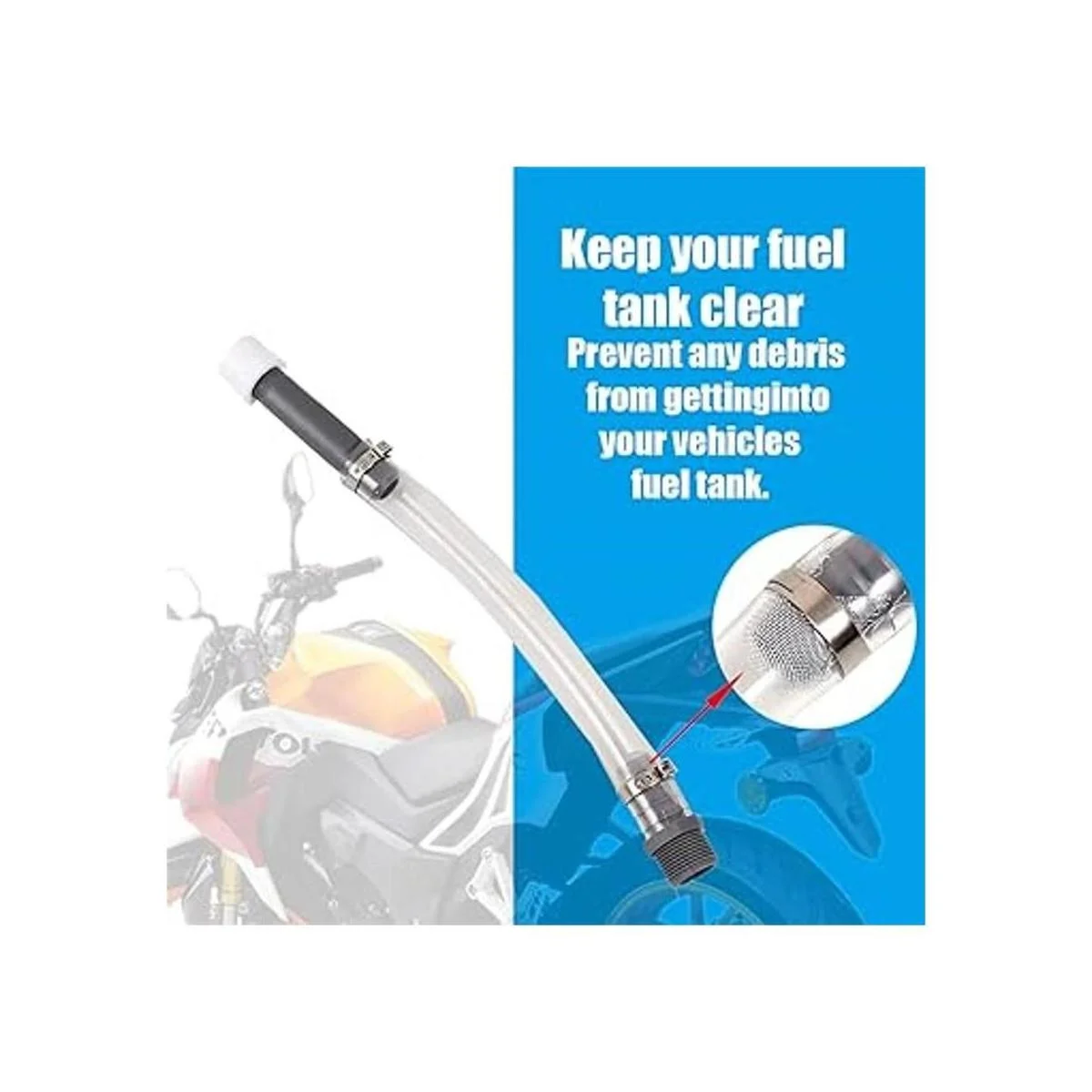 muge racing Manguera de llenado flexible de combustible de_4