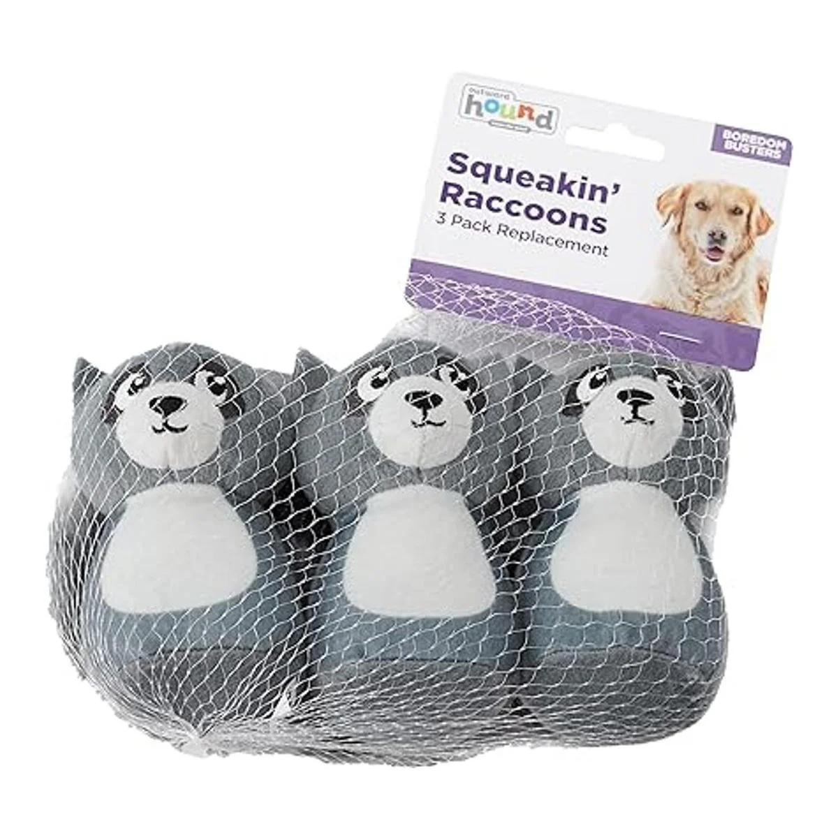 Outward Hound Squeakin Racoon Hide A Puzzle juguetes de_2